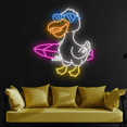 thumbnail image 1 of C-craft Cool Pelican Surfing Neon Sign Teen Room Decor Led Sign For Living Room Wall Decor, 1 of 4