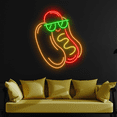 thumbnail image 1 of C-craft Hot Dogs Neon Sign Wall Art Teen Room Decor Led Sign For Living Room Wall Decor, 1 of 4
