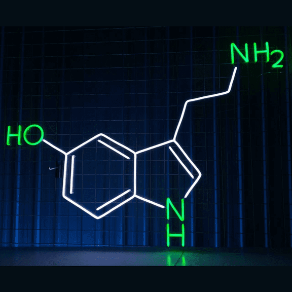 C-craft Little Molecule of Dopamine Neon Sign Led Lights for Wedding Decorations Gaming Room Decor