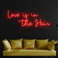 thumbnail image 1 of C-craft Love Is In The Hair Neon Sign Wall Art Living Room Wall Decor Led Sign Bedroom Wall Decor, 1 of 5