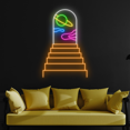 thumbnail image 1 of C-craft Stair To Space Neon Sign Bedroom Wall Decor Wall Art Party Decorations House Decor Gift, 1 of 5