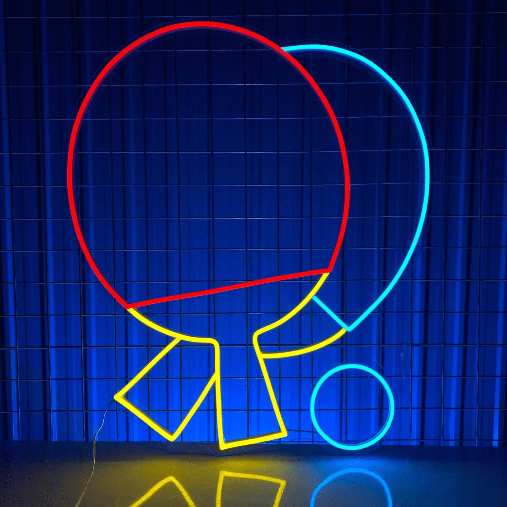 C-craft Table Tennis Racket Neon Sign Led Light for Ping Pong Club Shop ...