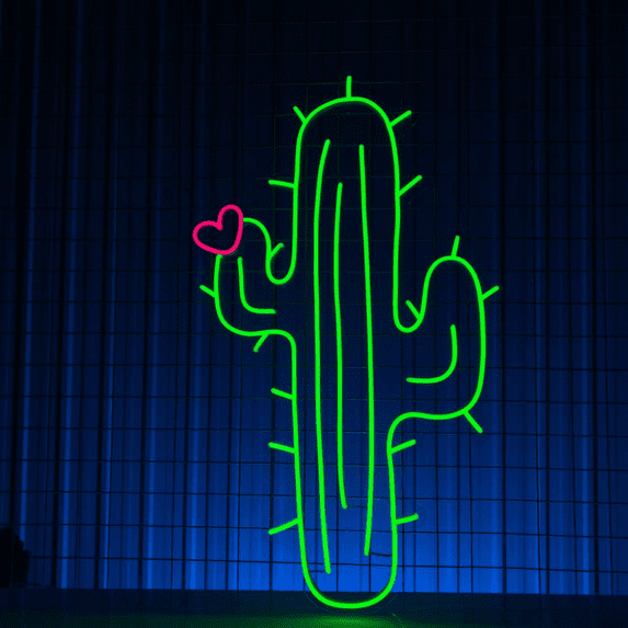 C-craft Western Desert Neon Light for Living Room Wall Decor Wild West Gift for Husband