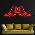 thumbnail image 1 of C-craft Wing Angel Abstract Wall Art Neon Sign Led Light for Living Room Wall Decor, 1 of 5