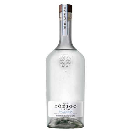 Código 1530 Blanco Tequila, 750 ml Bottle, 40% ABV