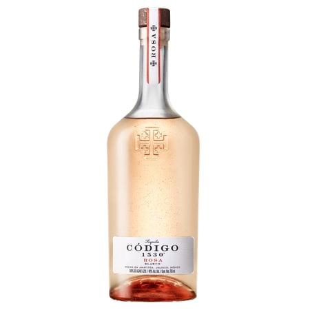 Código 1530 Rosa Blanco Tequila, 750 ml Bottle, 40% ABV