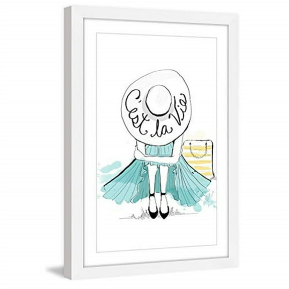 C'est La Vie Framed Painting Print