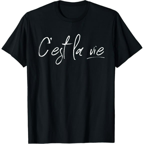 C'est La Vie France French Lover T-Shirt mens t shirt，black，women，funny，misfits，men，journey，t-shirt