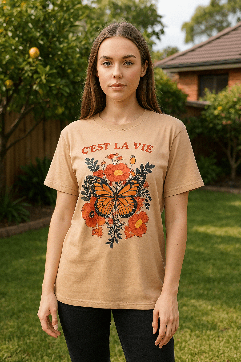 C'EST LA VIE OVERSIZED TEE