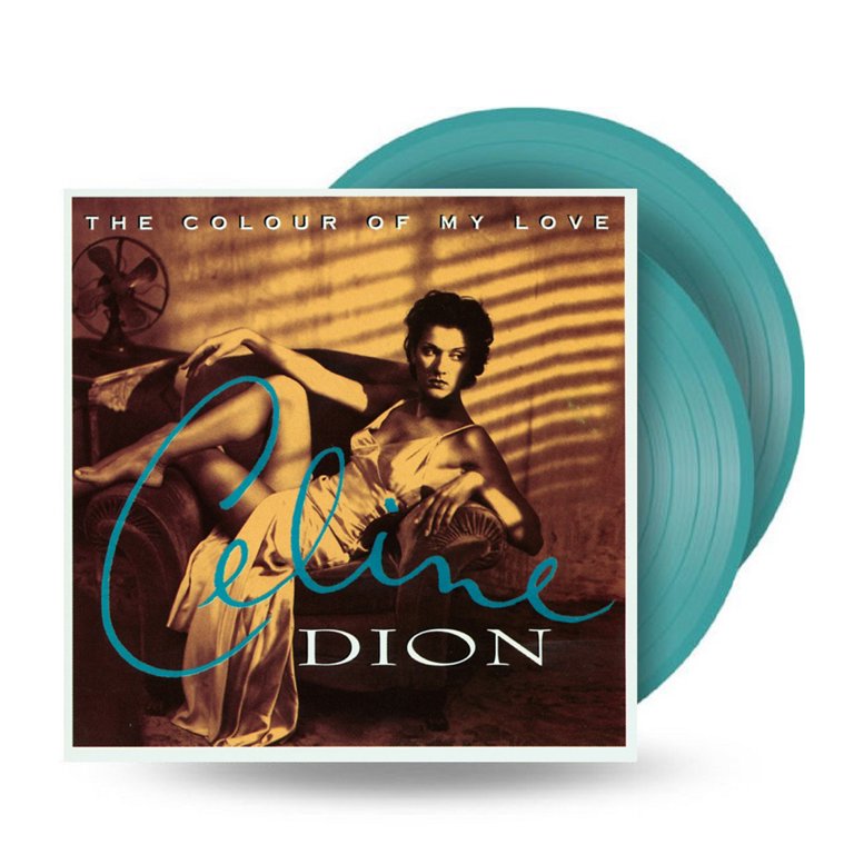 Céline Dion - Colour Of My Love 25th Anniversary Turquoise Colored Vinyl 2x  LP