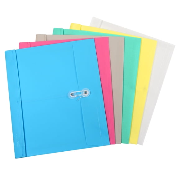 C-line Reusable Poly Envelope with String Closure, Side Load, Assorted Colors (Color May Vary) (Set of 24 Envelopes)