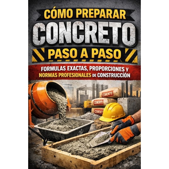 Cmo Preparar Concreto Paso a Paso: Frmulas Exactas, Proporciones y Normas Profesionales de Construccin, (Paperback)
