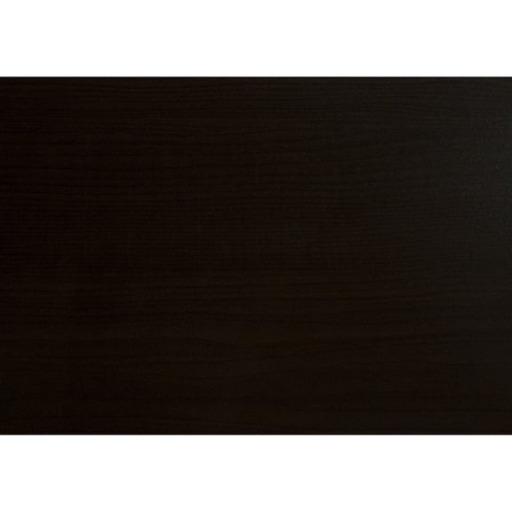 C-shaped Side Table with Espresso Finish | Used in Various Rooms for Snacking | Features Solid Bronzed Metal Base