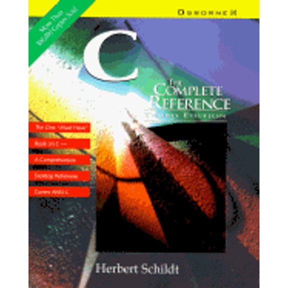 Pre-Owned C the Complete Reference 3/E (Paperback) 0078821010 9780078821011