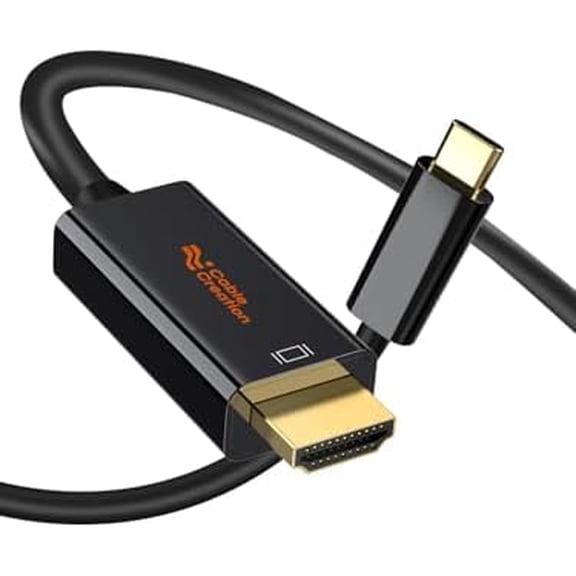 C to 4K [2Pcs-6ft, Type C to H DMI Cord 3/4 Compatible,-C to MI Phone to TV, HDM I to USBC Work for 15 Series, , , Galaxy,