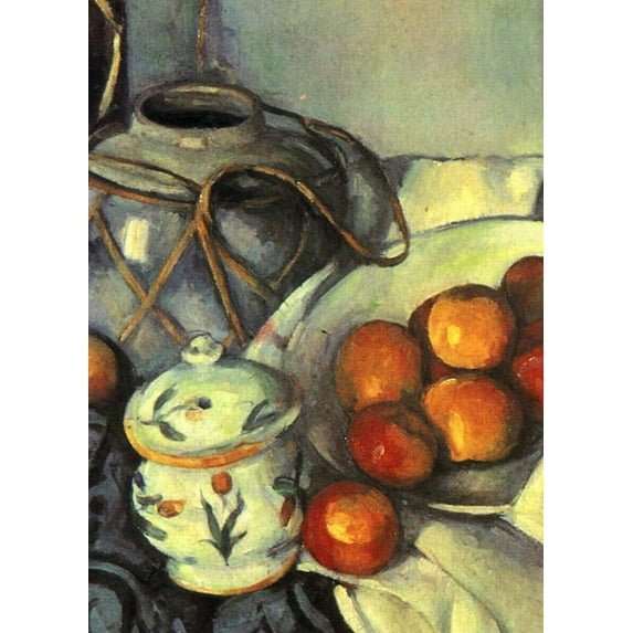 Cézanne-Bowl - CANVAS OR FINE PRINT WALL ART