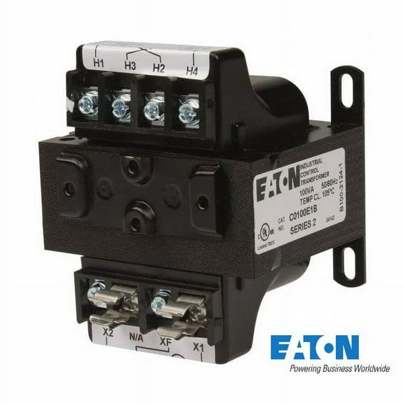 C0075E1B Eaton 75VA Industrial Control Transformer Pri:120X240, Sec: 24V