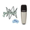 thumbnail image 1 of C01 Condenser Microphone, 40-18000 Hz, 200 Ohms Impedance - With Samson SP04 Spider Shockmount for GM1U G Track Microphone, Microfiber Cloth, 1 of 4