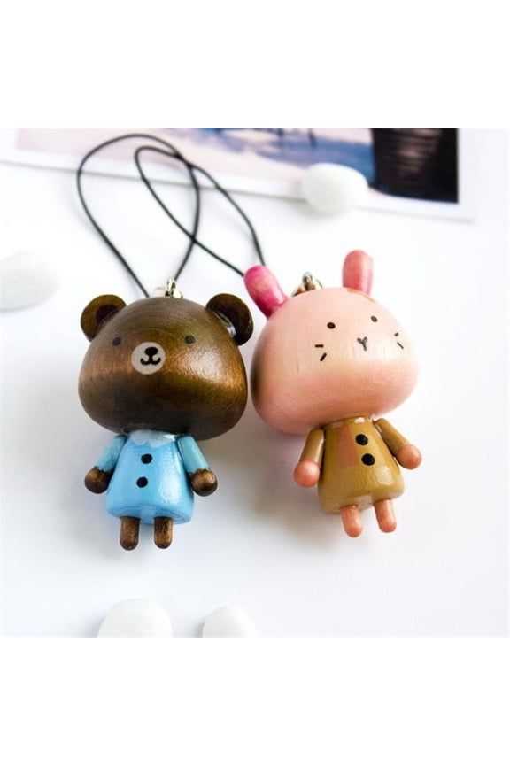 C016-RABE Animals Party 1 - Cell Phone Charm Strap Camera Charm Strap & Handbags Charms