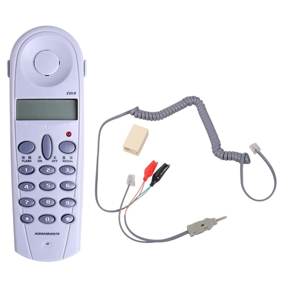 C019 Trimlines Corded Landlines Phone, Easy to Use, Wall Mountable Phone