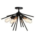 thumbnail image 1 of C0273-Vaxcel-Estelle - 6 Light Semi-Flush Mount In Mid-Century Modern Style-14.5 Inches Tall and 24 Inches Wide, 1 of 10