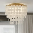 thumbnail image 1 of C0285-Vaxcel-Elsa - 3 Light Flush Mount In Glam Style-13.5 Inches Tall and 16 Inches Wide, 1 of 6