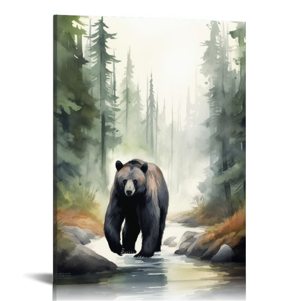 C04-GENYS Animal Arts Large Living Room Wall Decor Canvas Wall Art ...