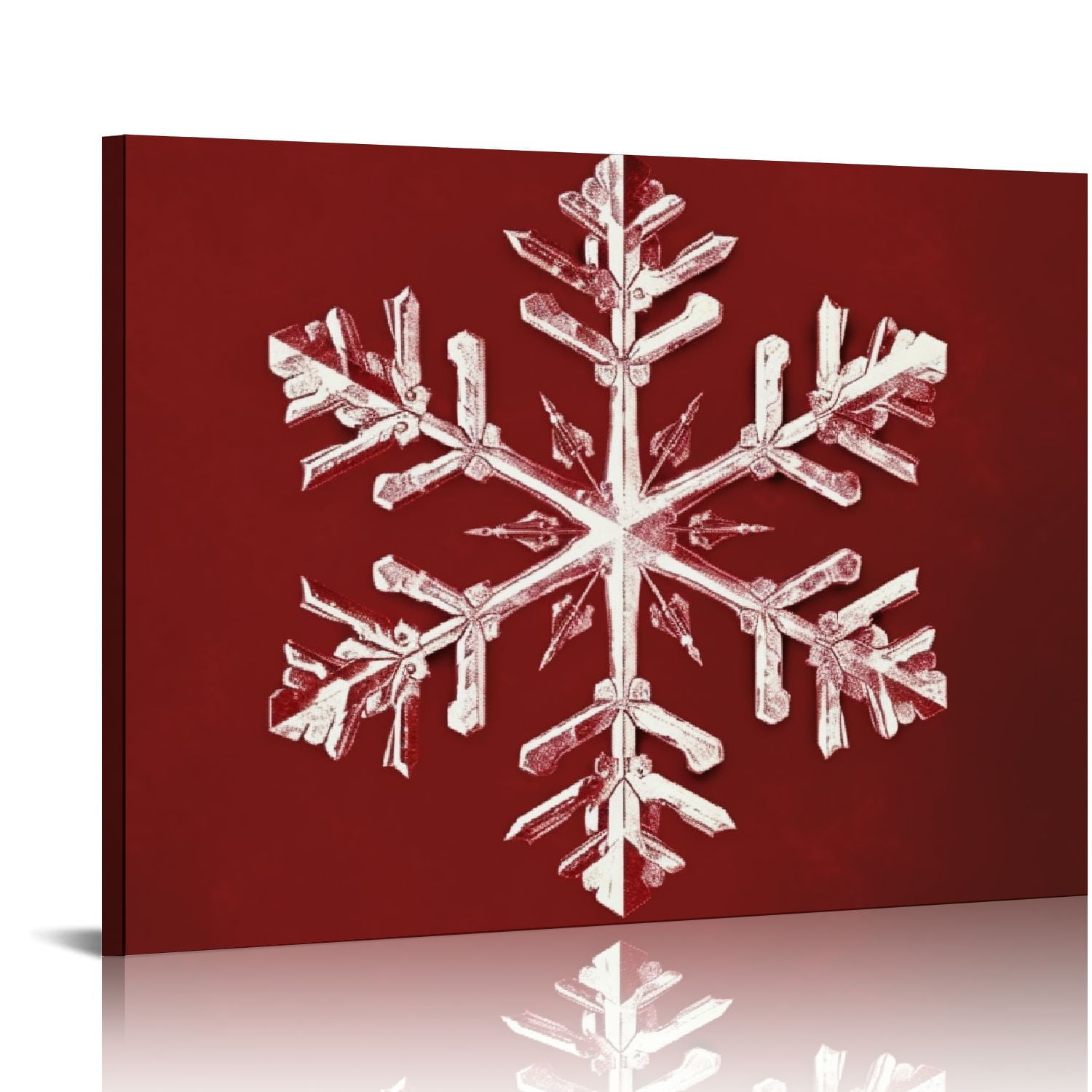 C04GENYS Christmas Snowflake Wall Art,Winter Wall Print Christmas