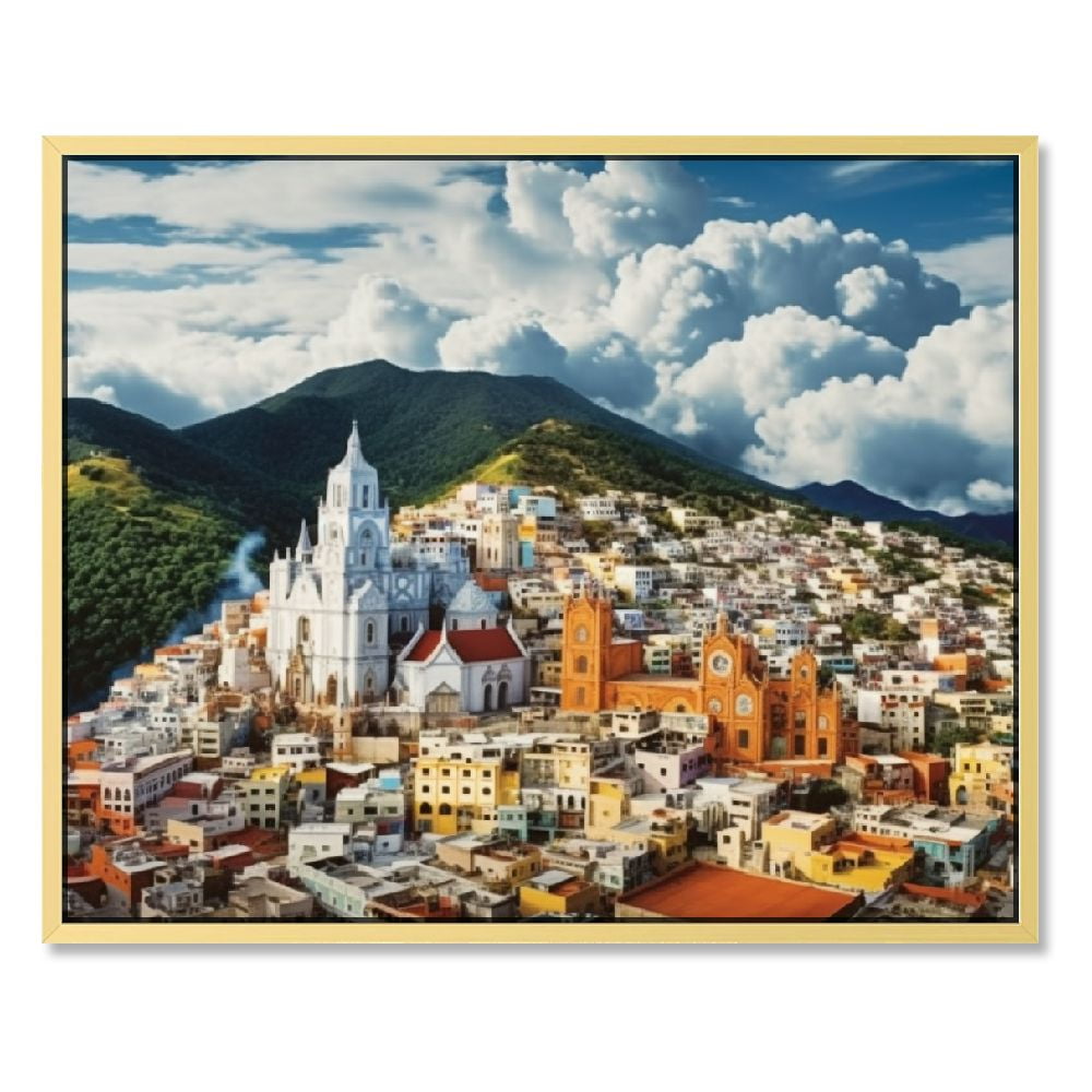 C04GENYS Guanajuato Pictures Wall Decor Mexico Canvas Wall Art
