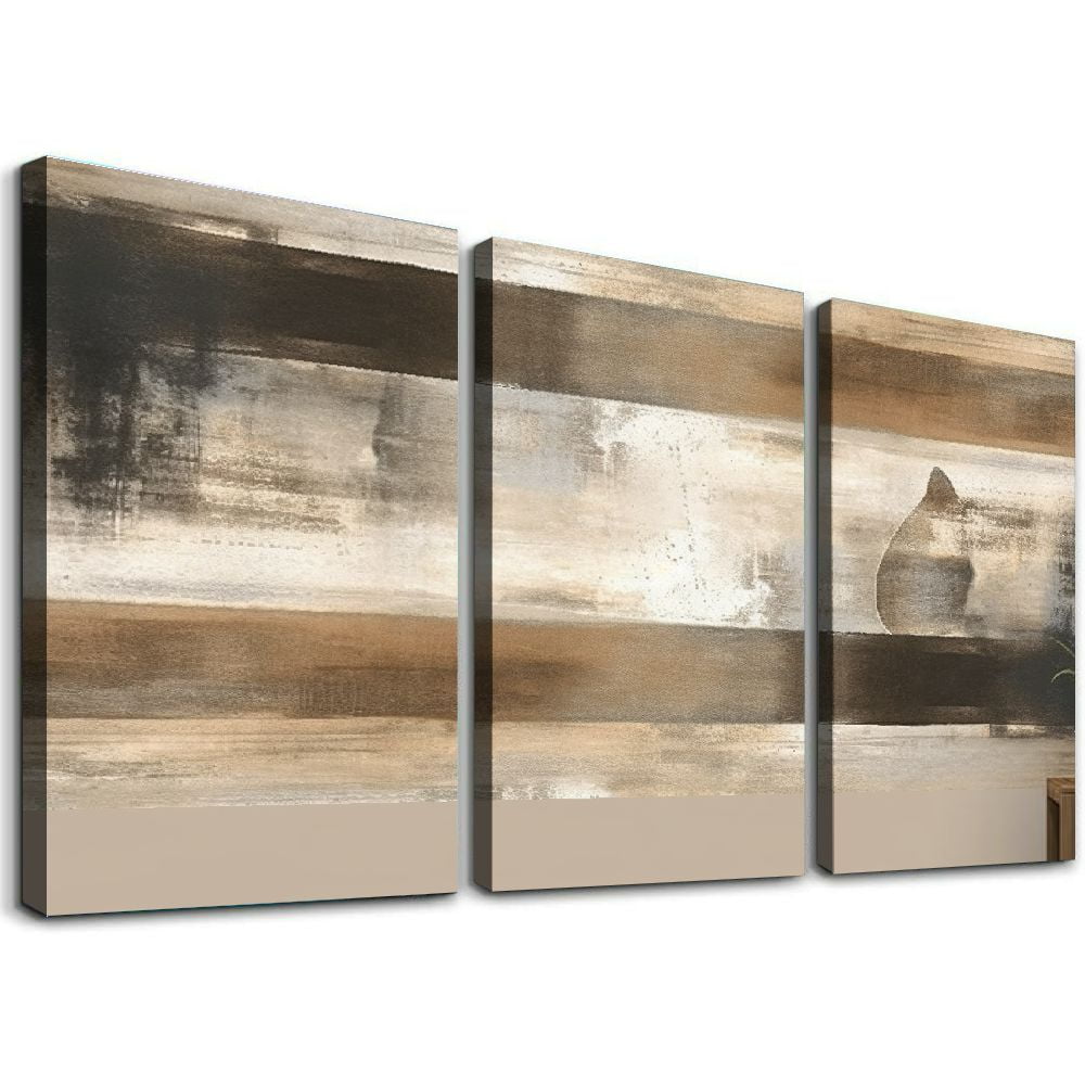 C04GENYS Vintage Abstract Wall Art Retro Large Canvas Picture Abstract
