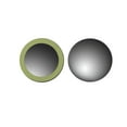 thumbnail image 1 of C040 - Fit System Frameless Round Spot Mirror, 2" Round, Non-Adjustable, 2 Pack, Easy Stick-on Installation, Convex Lens increases visibility, Fully Adjustable, Includes adhesive tape for easy install, 1 of 2