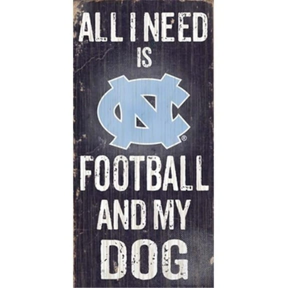 C0640 University Of North Carolina Football And My Dog Sign