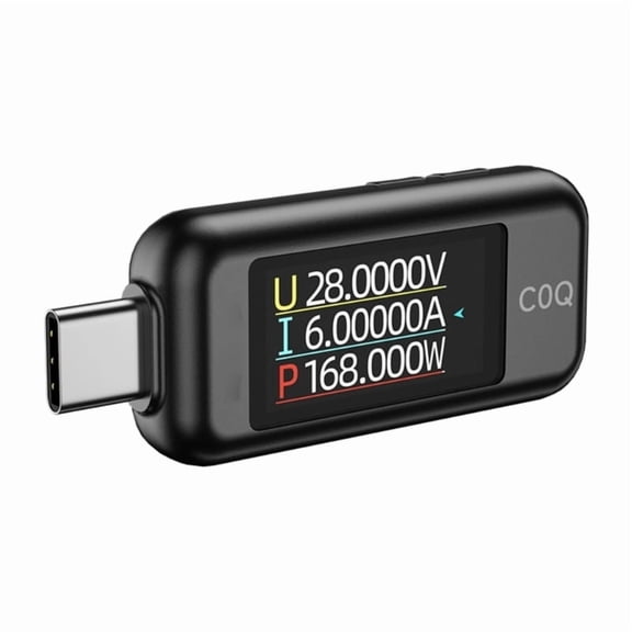 C0Q C0 USB Voltage Current Tester Type C Direct Pass PD3.1 Meter for Efficient Charging Analysis