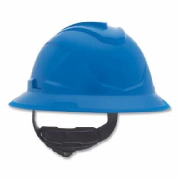 C1 Fas-Trac III 4 Point Ratchet Non-Vented Hard Hat, Blue