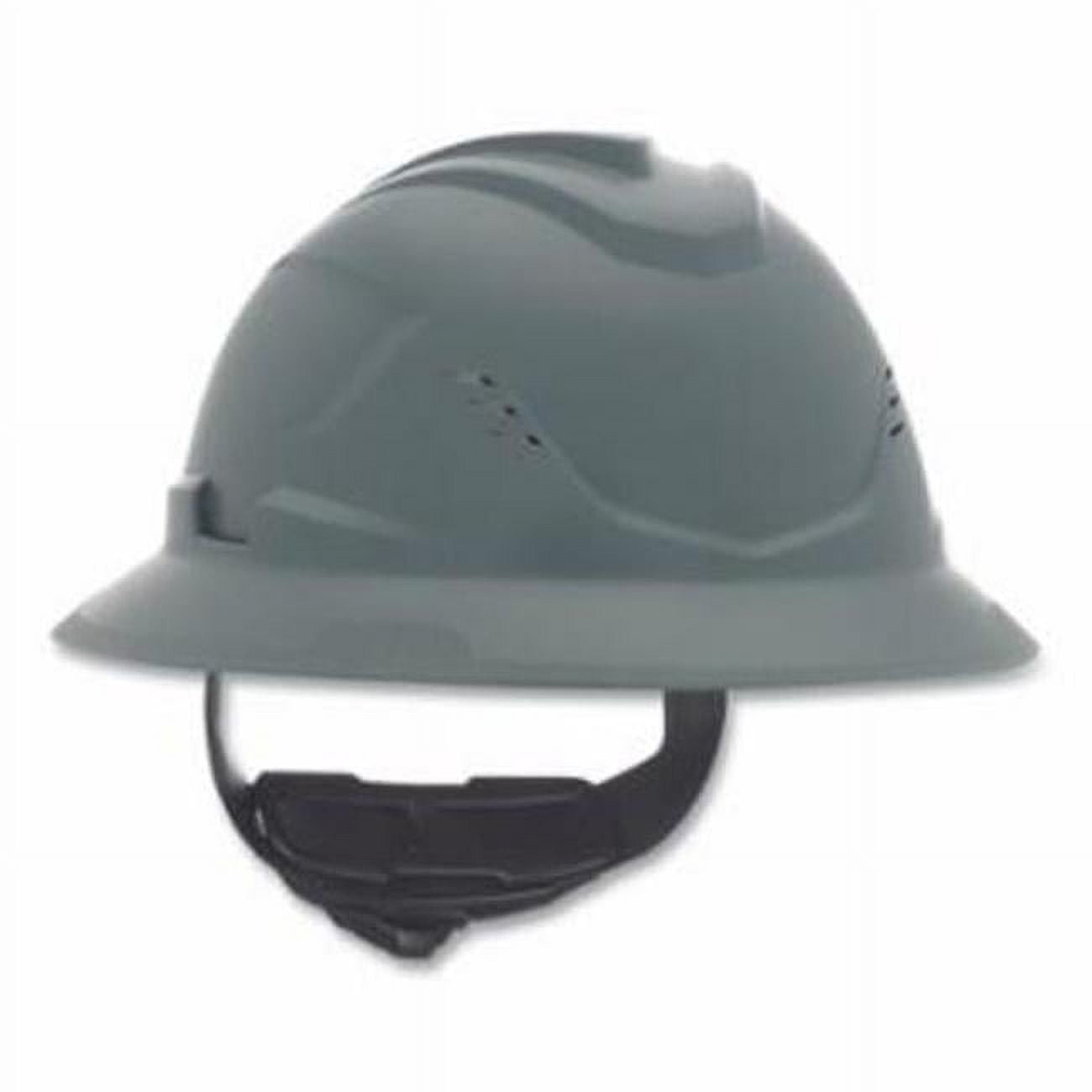 C1 Fas-Trac III 4 Point Ratchet Vented Hard Hat, Gray