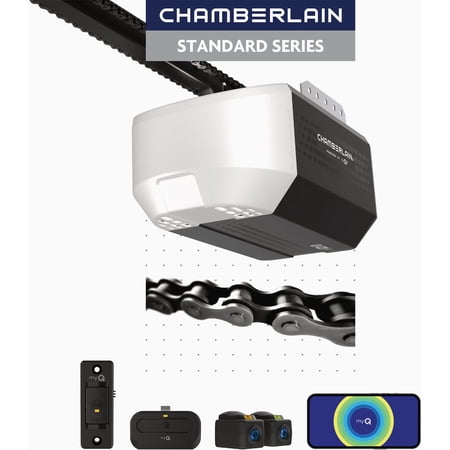 C1000 1/2 HP Chain Drive Smart Garage Door Opener - Single Pack