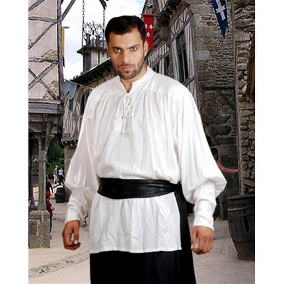 C1004 John Coxon Renaissance Shirt, White - 2XL