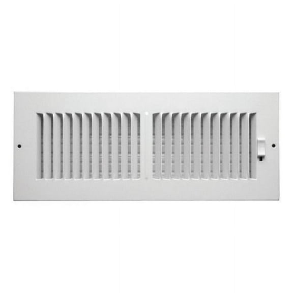 C102M12X04 2-Way Sidewall Ceiling Register  12 x 4 in.