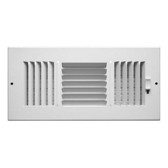 C103M 12X04 Greystone 3-Way Wall-Ceiling Register