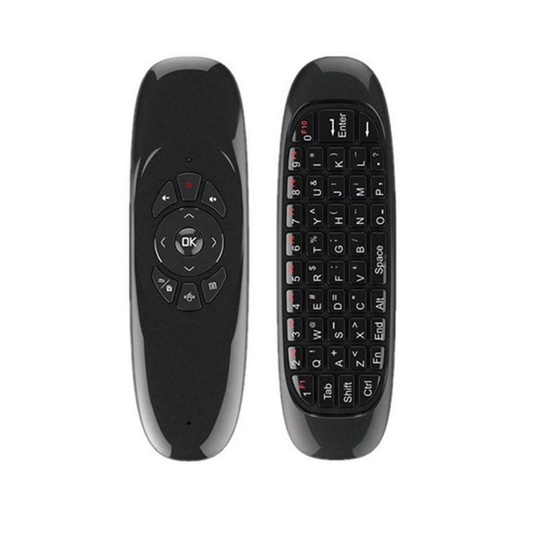 Trade Shop - Telecomando Air Mouse C-120 Wireless 2,4 Ghz Mini Tastiera  Movimento Android Pc