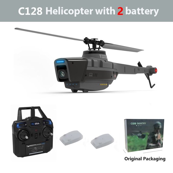 C128 2.4G RC Helicopter 4 propellers 720P Camera 6 axis electronic gyroscope air pressure for height vs C127 C186 RC Drone