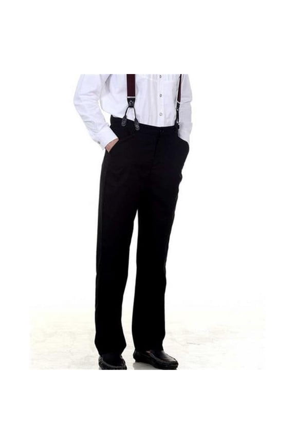 C1331 Classic Victorian Mens Trouser, Black - Medium
