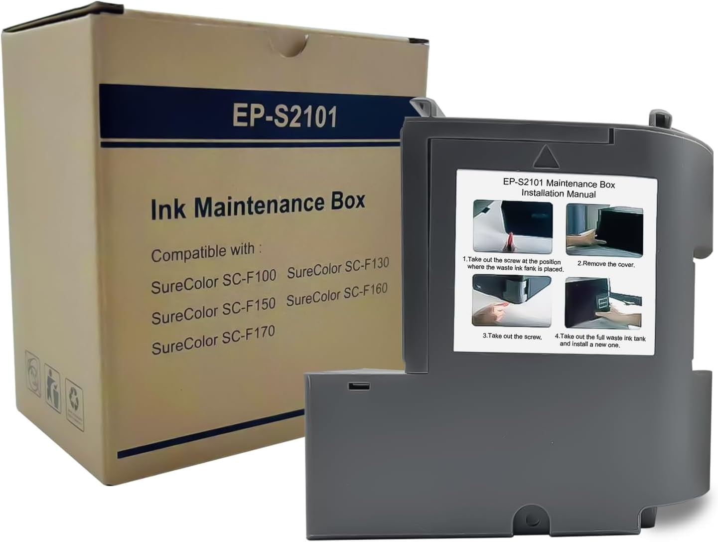 C13S210125 Maintenance Box Waste Ink Tank Compatible for