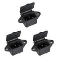 thumbnail image 1 of C14 Panel Mount Plug Adapter AC 250V 10A 3 Pins IEC Inlet Module Plug Power Socket with cover 3 pcs, 1 of 3