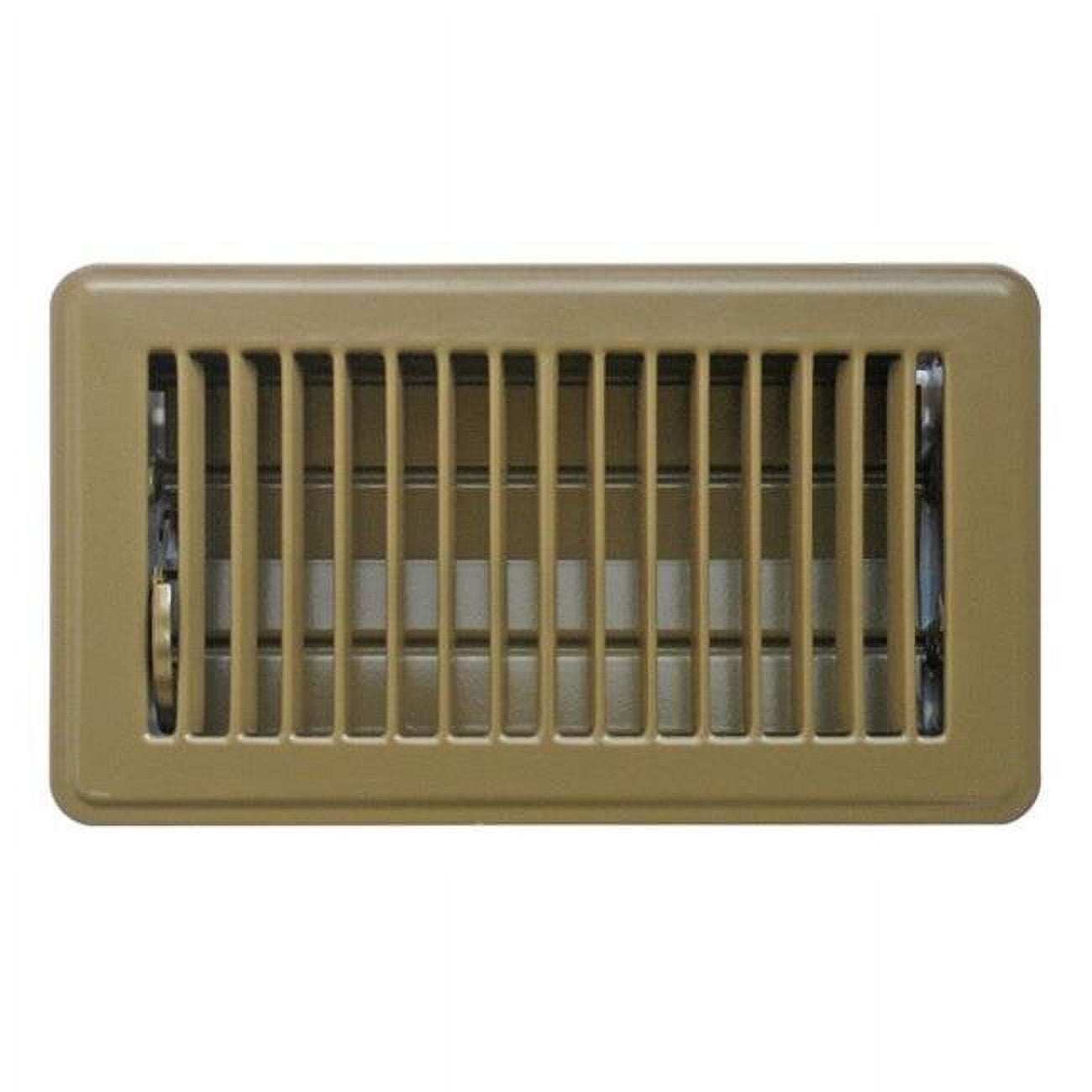 C150MB04X08 Floor Register  Brown - 8 x 4 in.