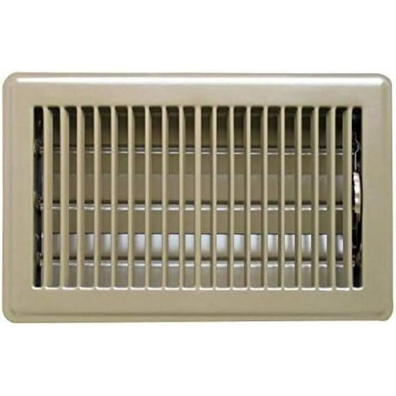 C150MB06X10 Steel Floor Register Brown - 6 x 10 in.