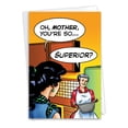 thumbnail image 1 of C1602MDG Humor Mother's Day Card 'Mother Superior Mother'S Day' with Envelope by NobleWorks, 1 of 6