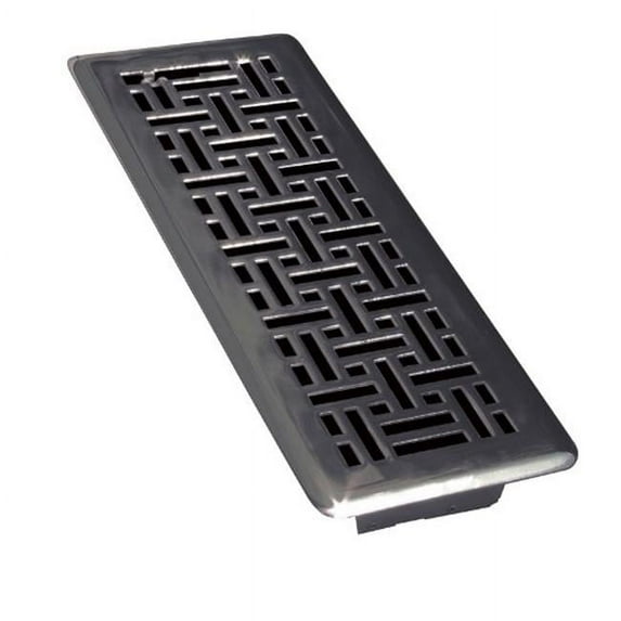 C167-MMB04X10 Floor Register Matte Black - 4 x 10 in.