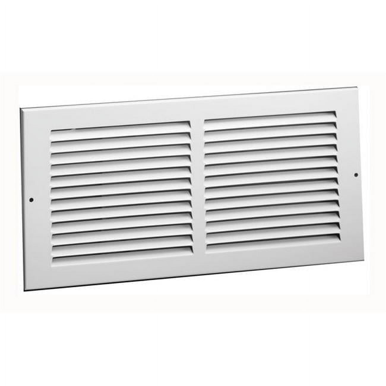 White Steel 10 x 8 Inch Return Air Grille