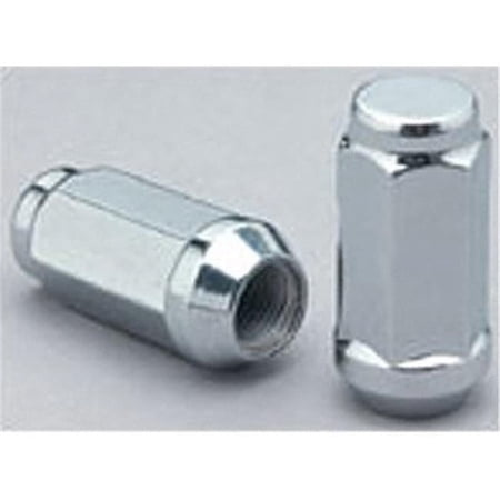 C1710HLX4 Acorn Lug Nuts Extra Extra Long Heat Treated Bulge Acorn 0.562 in. Right Hand 0.812 in. Hex - Pack of 4